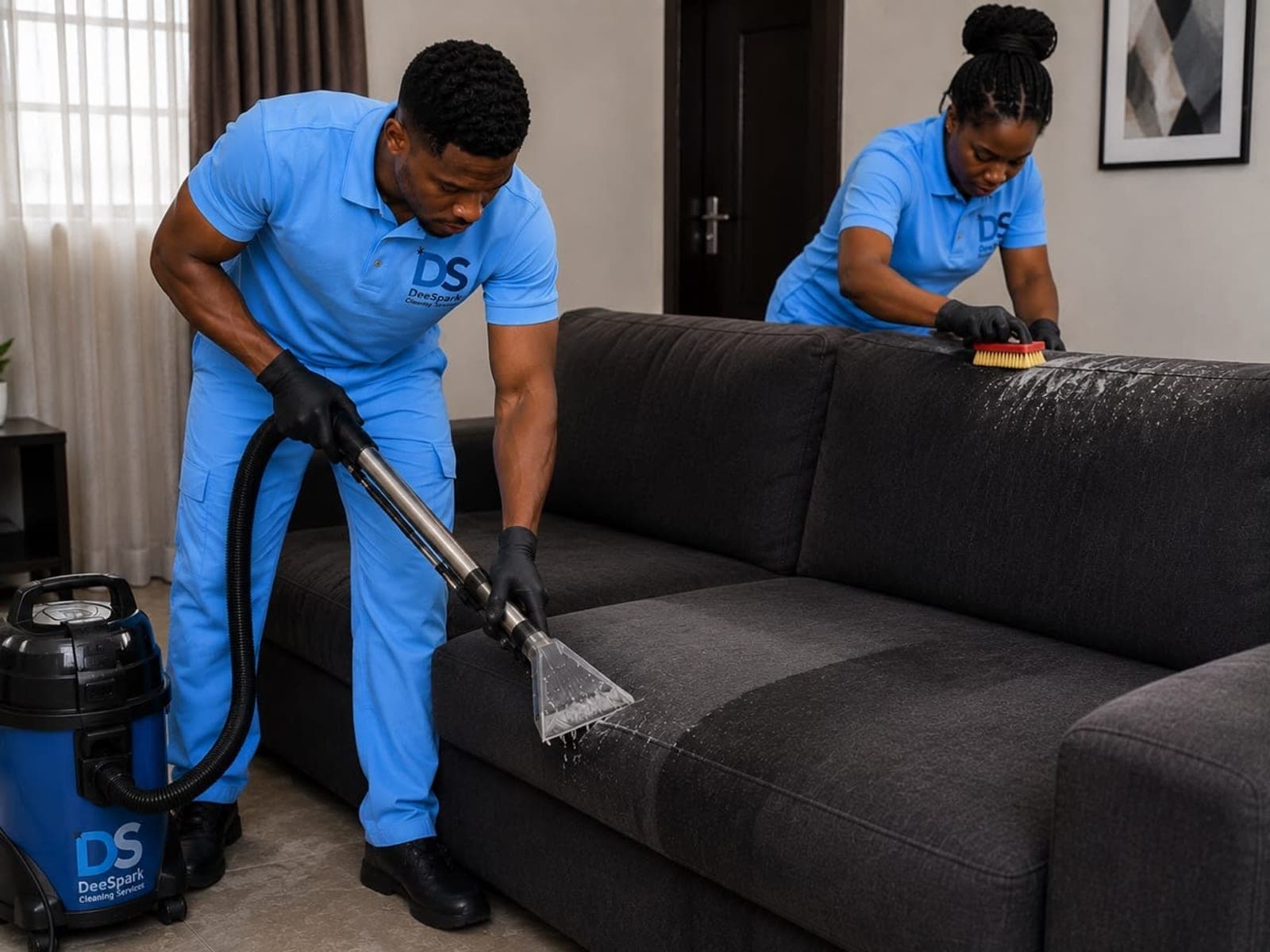 Sofa & rug cleaning by Deespark